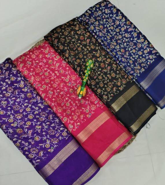 GC marshmellow silk Wholesale saree market in Delhi